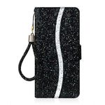 Custodia per telefono in pelle con glitter in polvere, For Samsung Galaxy A57 5G, For Samsung Galaxy A37 5G, For Galaxy A27 5G, For Samsung Galaxy A56 5G