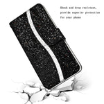 Custodia per telefono in pelle con glitter in polvere, For Samsung Galaxy A57 5G, For Samsung Galaxy A37 5G, For Galaxy A27 5G, For Samsung Galaxy A56 5G