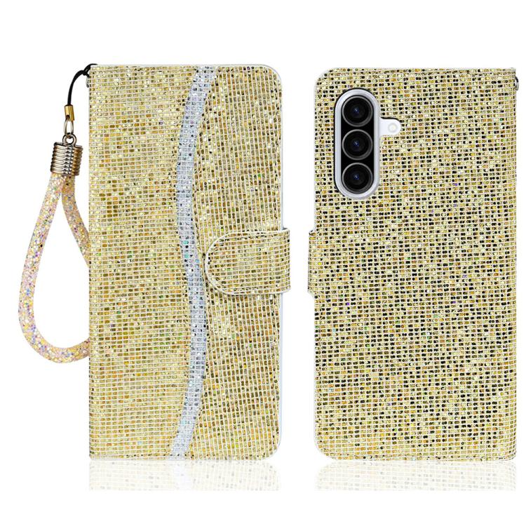 Custodia per telefono in pelle con glitter in polvere, For Samsung Galaxy A57 5G, For Samsung Galaxy A37 5G, For Galaxy A27 5G, For Samsung Galaxy A56 5G