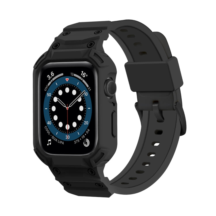 Custodia in TPU Armor con cinturino integrato, For Apple Watch Series 10 / 11 46mm, For Apple Watch Series 10 / 11 42mm