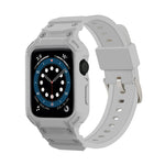 Custodia in TPU Armor con cinturino integrato, For Apple Watch Series 10 / 11 46mm, For Apple Watch Series 10 / 11 42mm