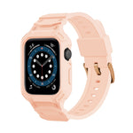 Custodia in TPU Armor con cinturino integrato, For Apple Watch Series 10 / 11 46mm, For Apple Watch Series 10 / 11 42mm