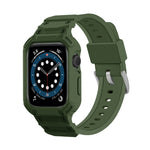 Custodia in TPU Armor con cinturino integrato, For Apple Watch Series 10 / 11 46mm, For Apple Watch Series 10 / 11 42mm