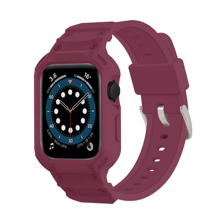 Custodia in TPU Armor con cinturino integrato, For Apple Watch Series 10 / 11 46mm, For Apple Watch Series 10 / 11 42mm