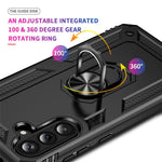Custodia antiurto in TPU + PC per telefono con supporto, For Samsung Galaxy A37 5G, For Galaxy A27 5G, For Samsung Galaxy A36 5G