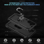 Custodia antiurto in TPU + PC per telefono con supporto, For Samsung Galaxy A37 5G, For Galaxy A27 5G, For Samsung Galaxy A36 5G