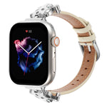 Cinturino per orologio in vera pelle con testa di leopardo, For Apple Watch 46mm / 49mm / 45mm / 44mm, For Apple Watch 42mm / 41mm / 40mm / 38mm