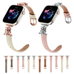 Cinturino per orologio in vera pelle con testa di leopardo, For Apple Watch 46mm / 49mm / 45mm / 44mm, For Apple Watch 42mm / 41mm / 40mm / 38mm