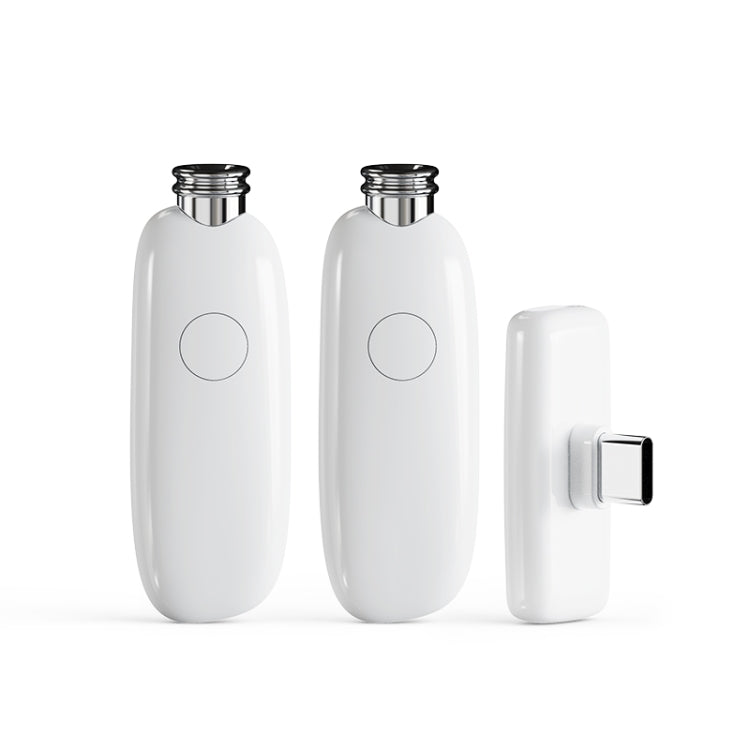 FUNSNAP M2 1 TX + 2 RX Microfono wireless con riduzione del rumore digitale Mic Tok, M2 Type-C, M2 8 Pin