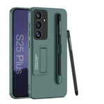 Custodia per telefono con supporto ultrasottile GKK con slot per penna e penna stilo, For Samsung Galaxy S26 Ultra 5G, For Samsung Galaxy S25 5G, For Samsung Galaxy S25+ 5G, For Samsung Galaxy S25 Ultra 5G