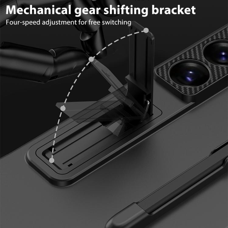Custodia per telefono con supporto ultrasottile GKK con slot per penna e penna stilo, For Samsung Galaxy S26 Ultra 5G, For Samsung Galaxy S25 5G, For Samsung Galaxy S25+ 5G, For Samsung Galaxy S25 Ultra 5G
