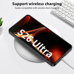 Custodia per telefono con supporto ultrasottile GKK con slot per penna e penna stilo, For Samsung Galaxy S26 Ultra 5G, For Samsung Galaxy S25 5G, For Samsung Galaxy S25+ 5G, For Samsung Galaxy S25 Ultra 5G