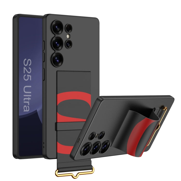 Custodia per telefono con cinturino da polso ultrasottile GKK, For Samsung Galaxy S26 Ultra 5G, For Samsung Galaxy S25 Ultra 5G