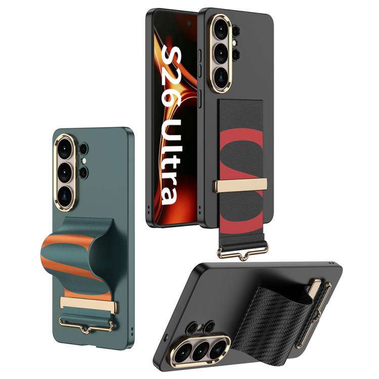 Custodia per telefono con cinturino da polso ultrasottile GKK, For Samsung Galaxy S26 Ultra 5G, For Samsung Galaxy S25 Ultra 5G