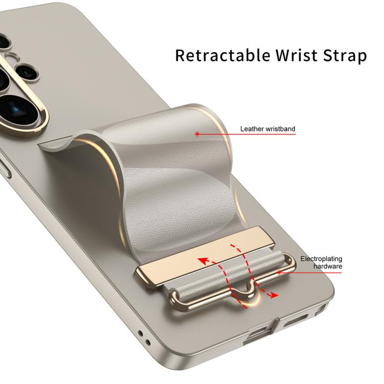 Custodia per telefono con cinturino da polso ultrasottile GKK, For Samsung Galaxy S26 Ultra 5G, For Samsung Galaxy S25 Ultra 5G