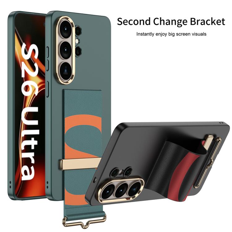 Custodia per telefono con cinturino da polso ultrasottile GKK, For Samsung Galaxy S26 Ultra 5G, For Samsung Galaxy S25 Ultra 5G