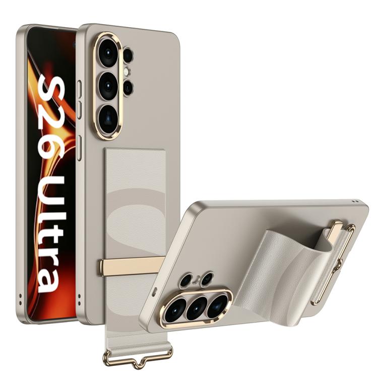 Custodia per telefono con cinturino da polso ultrasottile GKK, For Samsung Galaxy S26 Ultra 5G, For Samsung Galaxy S25 Ultra 5G