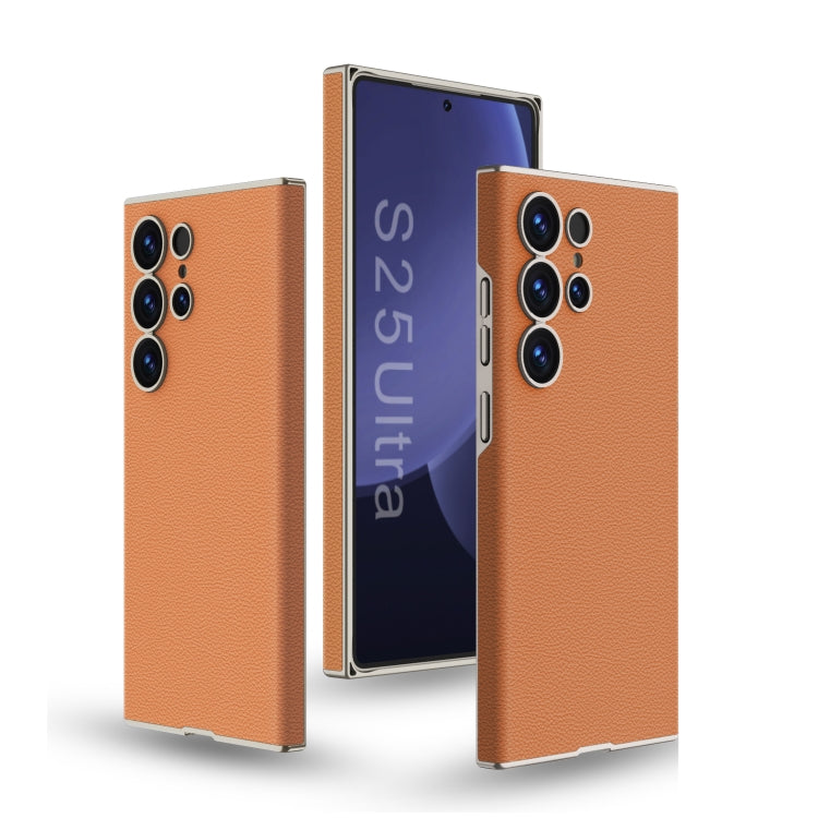 Custodia per telefono curva in pelle effetto pelle GKK, For Samsung Galaxy S26 Ultra 5G, For Samsung Galaxy S25 Ultra 5G