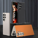 Custodia per telefono curva in pelle effetto pelle GKK, For Samsung Galaxy S26 Ultra 5G, For Samsung Galaxy S25 Ultra 5G