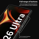 Custodia per telefono curva in pelle effetto pelle GKK, For Samsung Galaxy S26 Ultra 5G, For Samsung Galaxy S25 Ultra 5G