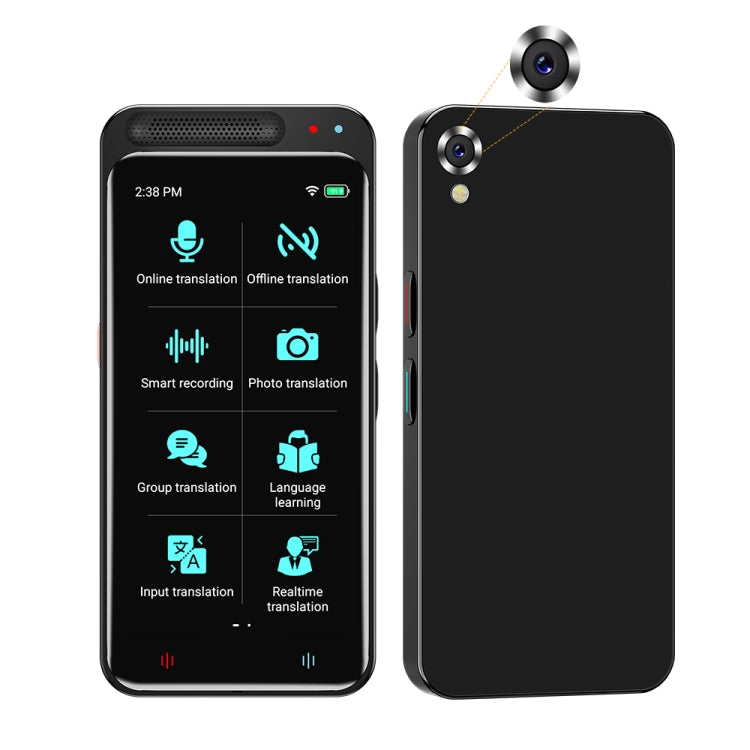 VORMOR Z6 5.0 pollici HD Touch Screen Traduttore intelligente AI 139 lingue con traduzione offline / traduzione di foto