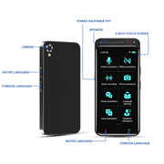 VORMOR Z6 5.0 pollici HD Touch Screen Traduttore intelligente AI 139 lingue con traduzione offline / traduzione di foto