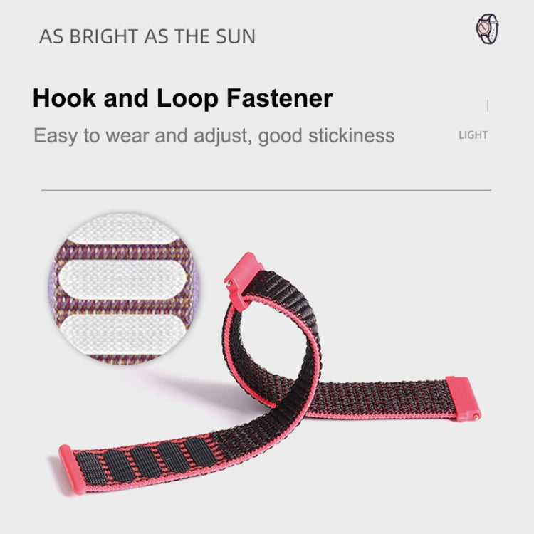 Cinturino intrecciato in nylon semplice, For Samsung Galaxy Watch 46mm