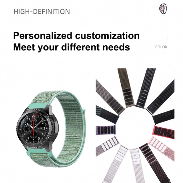 Cinturino intrecciato in nylon semplice, For Samsung Galaxy Watch 46mm