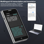Traduttore AI intelligente con touch screen HD da 5,0 pollici A70 139 lingue con traduzione offline / traduzione di foto