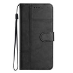 Custodia per telefono in pelle con cuciture in pelle di mucca, For Samsung Galaxy A36, For Samsung Galaxy A16 4G / 5G, For Samsung Galaxy A06 4G