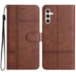 Custodia per telefono in pelle con cuciture in pelle di mucca, For Samsung Galaxy A36, For Samsung Galaxy A16 4G / 5G, For Samsung Galaxy A06 4G