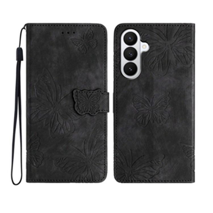 Custodia per telefono in pelle con stampa a farfalla in rilievo, effetto pelle, For Samsung Galaxy A57 5G, For Samsung Galaxy A37 5G, For Samsung Galaxy A56 5G, For Samsung Galaxy A26 5G