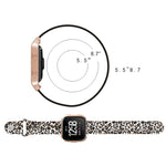 Cinturino in silicone stampato con fibbia rovesciata da 22 mm, For Fitbit Versa 2 / Lite
