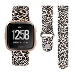 Cinturino in silicone stampato con fibbia rovesciata da 22 mm, For Fitbit Versa 2 / Lite