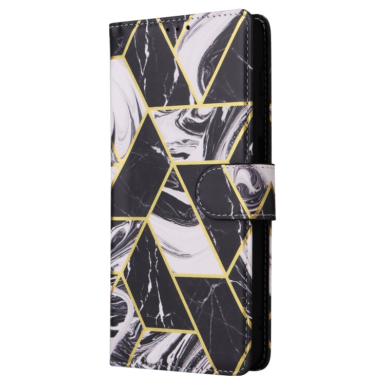 Custodia per telefono in pelle con cuciture effetto marmo bronzato, For Samsung Galaxy S25+ 5G, For Samsung Galaxy S25 Ultra 5G, For Samsung Galaxy S24 FE 5G