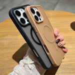 Custodia per telefono MagSafe effetto pelle smerigliata, For iPhone 17 Pro Max, For iPhone 17 Pro, For iPhone 17, For iPhone Air