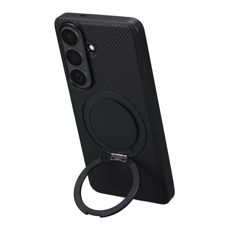 Custodia per telefono con supporto rotante in pelle Kevlar della serie TCY di ViLi, For Samsung Galaxy S26+ 5G, For Samsung Galaxy S26 Ultra 5G, For Samsung Galaxy S26 5G, For Samsung Galaxy S25 5G, For Samsung Galaxy S25+ 5G, For Samsung Galaxy S24 FE...