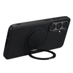 Custodia per telefono con supporto rotante in pelle Kevlar della serie TCY di ViLi, For Samsung Galaxy S26+ 5G, For Samsung Galaxy S26 Ultra 5G, For Samsung Galaxy S26 5G, For Samsung Galaxy S25 5G, For Samsung Galaxy S25+ 5G, For Samsung Galaxy S24 FE...