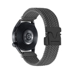 Cinturino per orologio in nylon intrecciato con bottone automatico, 20mm