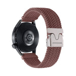 Cinturino per orologio in nylon intrecciato con bottone automatico, 20mm