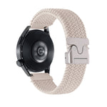 Cinturino per orologio in nylon intrecciato con bottone automatico, 20mm
