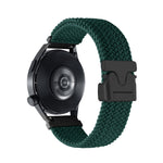 Cinturino per orologio in nylon intrecciato con bottone automatico, 20mm