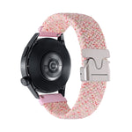 Cinturino per orologio in nylon intrecciato con bottone automatico, 20mm