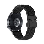 Cinturino per orologio in nylon intrecciato con bottone automatico, 22mm
