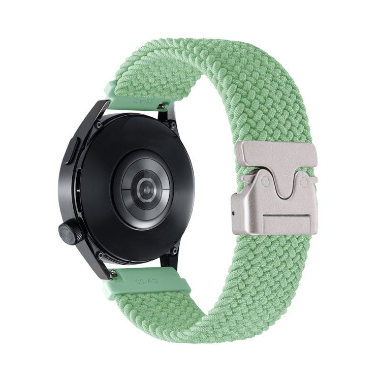 Cinturino per orologio in nylon intrecciato con bottone automatico, 22mm