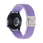 Cinturino per orologio in nylon intrecciato con bottone automatico, 22mm