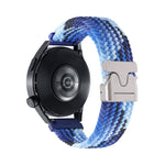 Cinturino per orologio in nylon intrecciato con bottone automatico, 22mm