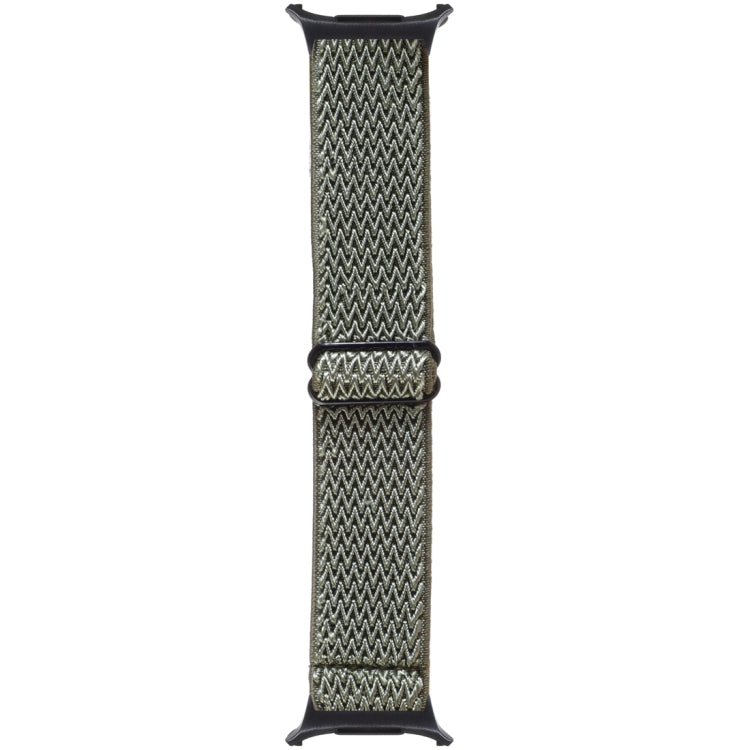 Cinturino per orologio in nylon intrecciato con motivo a onde, For Samsung Galaxy Watch Ultra 47mm / Ultra 2025