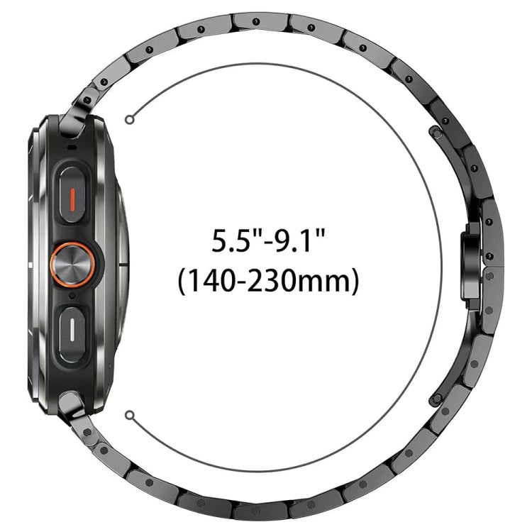 Cinturino per orologio in lega di titanio con fibbia a farfalla, For Samsung Galaxy Watch Ultra 47mm / Ultra 2025