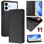 RC01 Custodia per telefono in pelle RFID con ventosa magnetica a doppia piega, For Galaxy S26 FE 5G, For Galaxy S26+ 5G, For Galaxy S26 Edge 5G